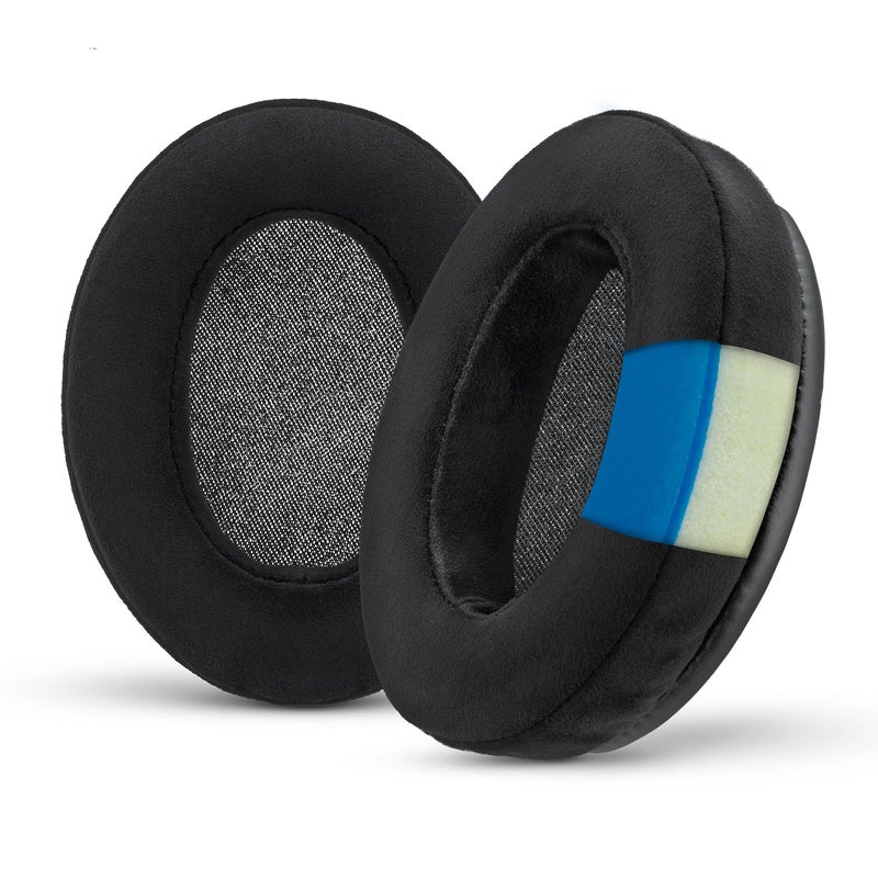 Brainwavz Gaming Earpads Compatible with ATH M50X, Hyper X Cloud, Steelseries Arctis, G Pro X & Many More, with Cooling Gel & Soft Micro Suede for Extra Comfort - Image 1